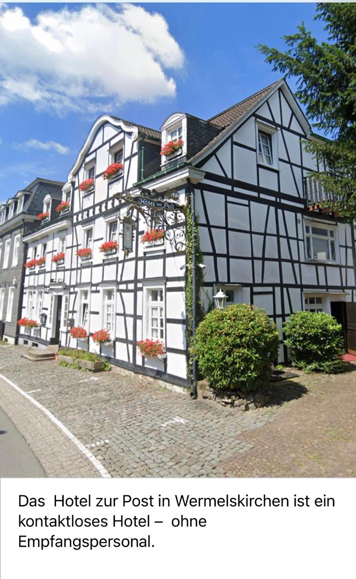Hotel Zur Post Dabringhausen - Contactless Self Check-In Wermelskirchen Ngoại thất bức ảnh